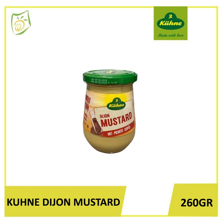 

Kuhne Mustard Dijon Extra Hot 260 Gr / Kualitas Baik
