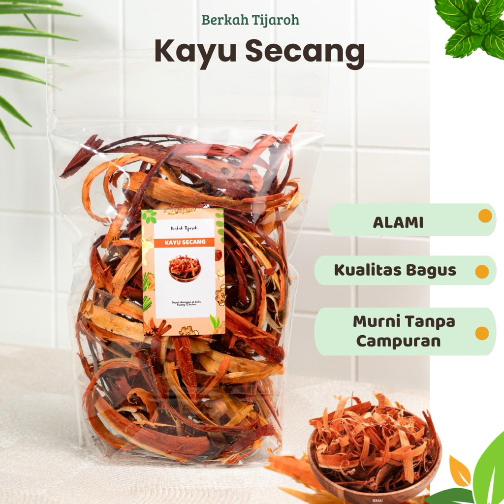 

Kayu Secang Serut Teh Herbal Alami Wedang Uwuh Secang 100gr