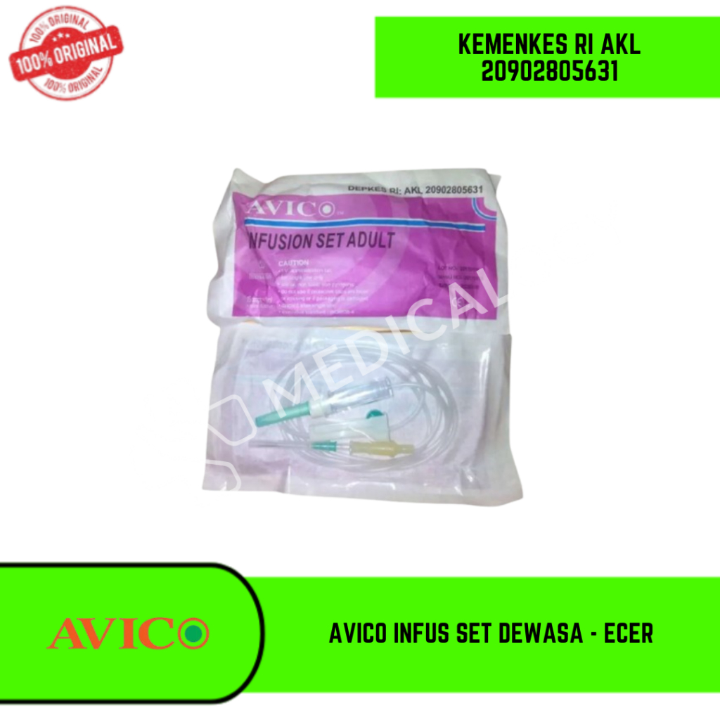 Avico Infus Set Dewasa ECER