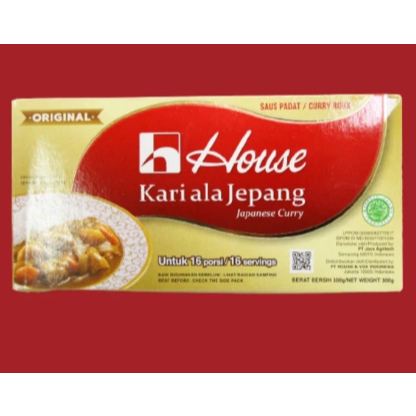 

House Japan Curry Original 300gr Halal Bumbu Kari Ala Jepang 16 Porsi