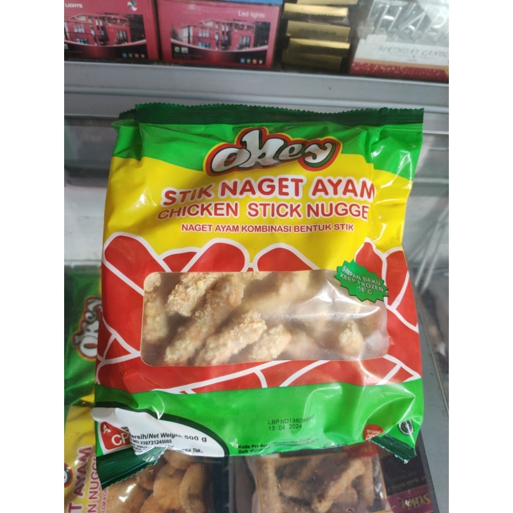 

Khusus Instan , Okey Chicken Nugget Stick 500g