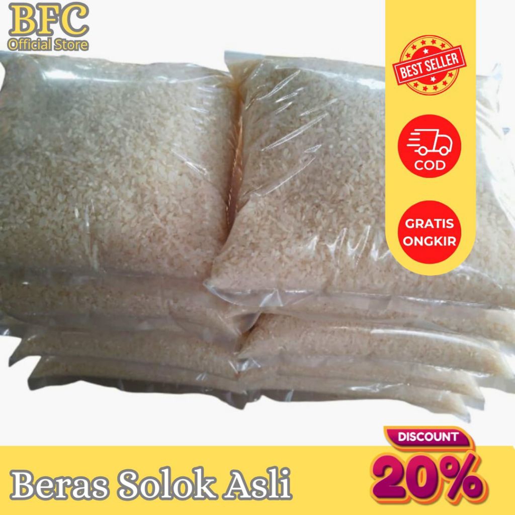 

(BFC) Beras Solok Asli Kemasan 1 Kg Kualitas Terbaik