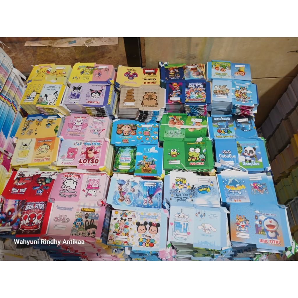 

[1000 Lembar]Amplop Mini Kartun dan Muslim