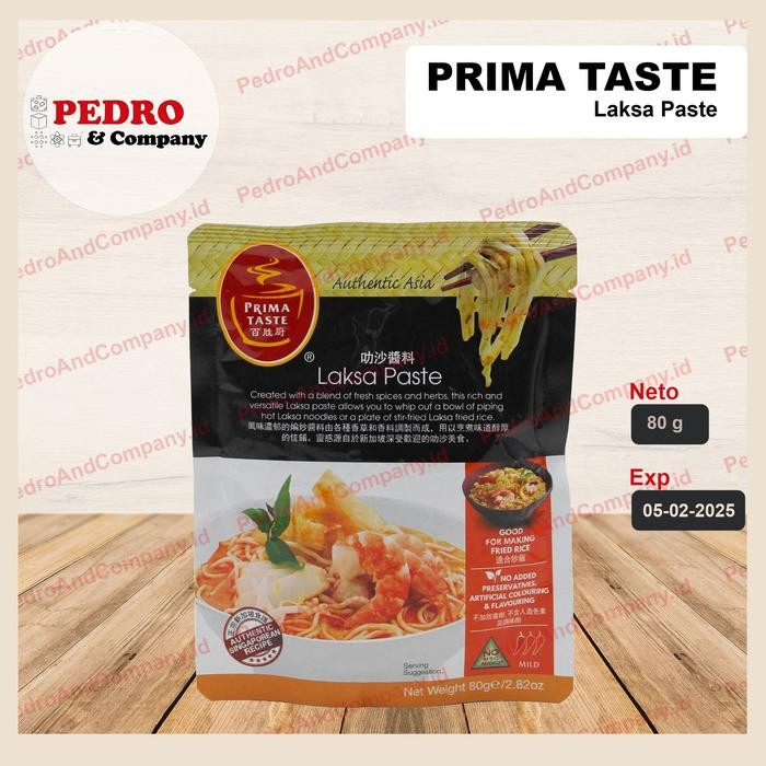 

SemuAReadyYaB0Zq- Prima Taste Laksa paste 80 gram bumbu mie laksa singapore noodle