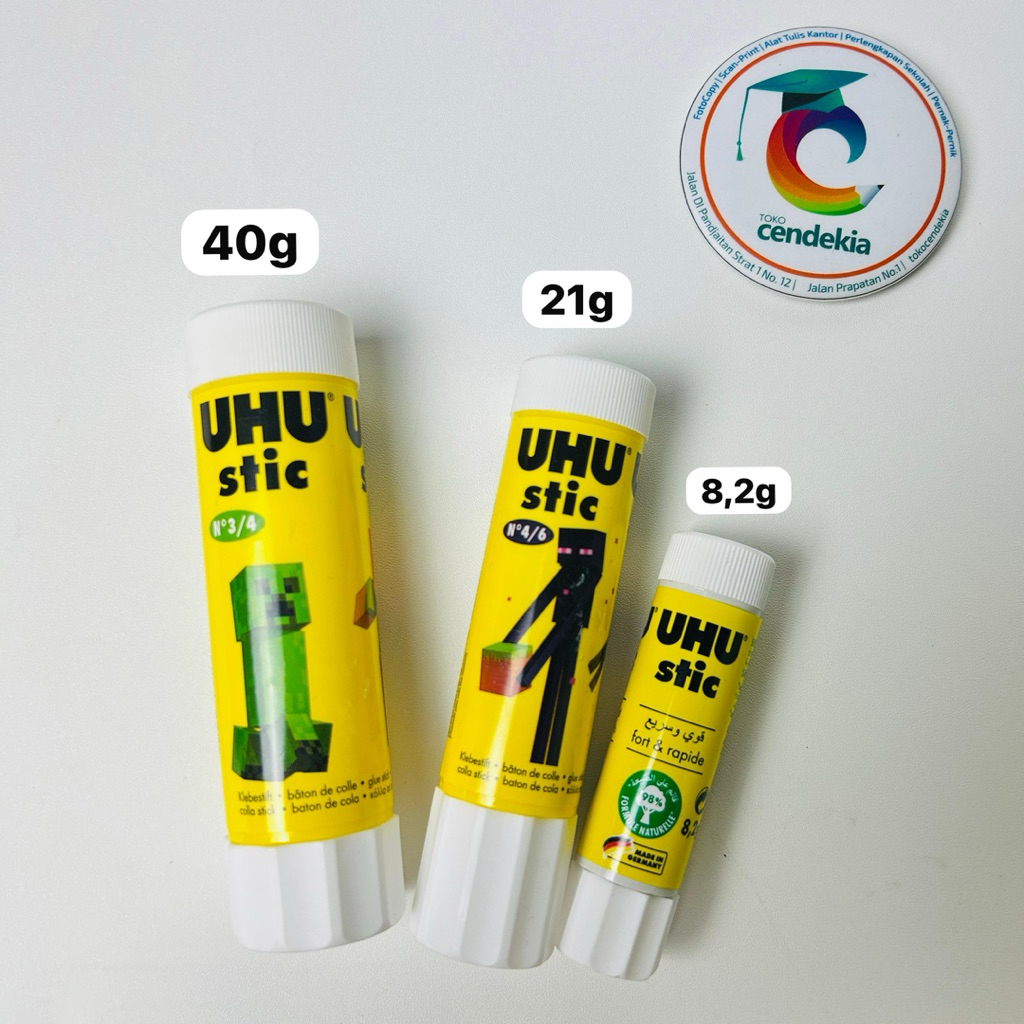 

Lem Stik Glue Stick UHU 8.2g 21g 40g