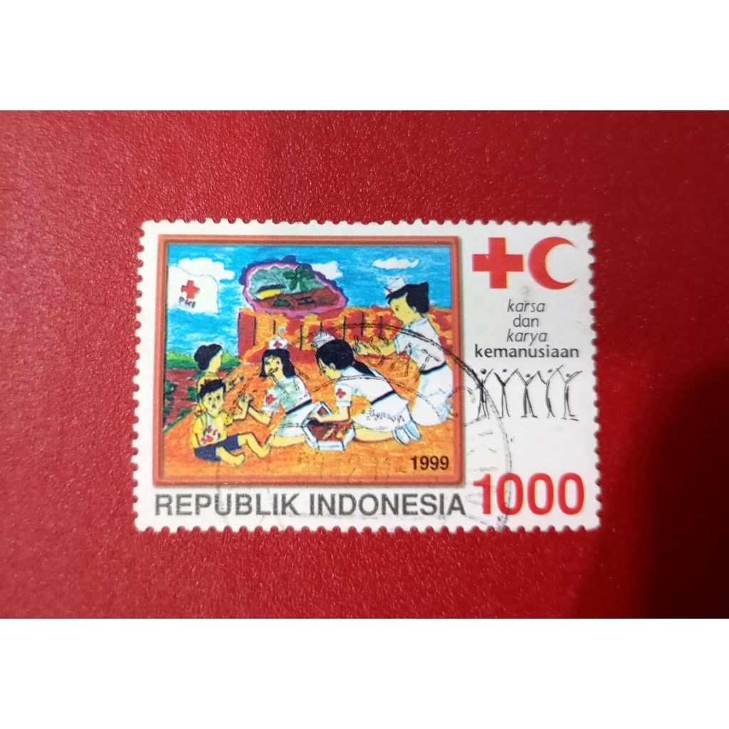 

PRANGKO INDONESIA KAMPANYE TAHUN MILENIUM PALANG MERAH & BULAN SABIT MERAH