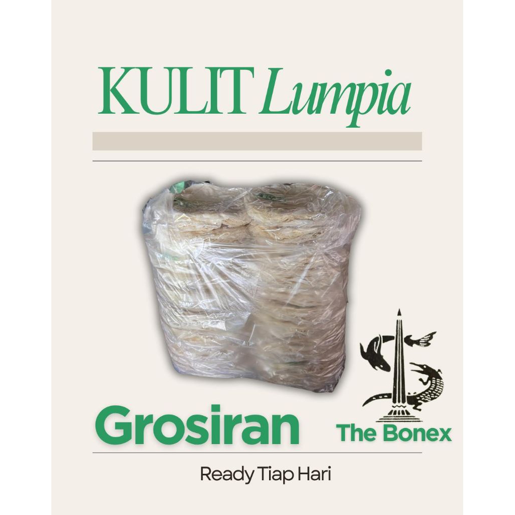 

Kulit Lumpia The Bonex-Grosiran 120 pax