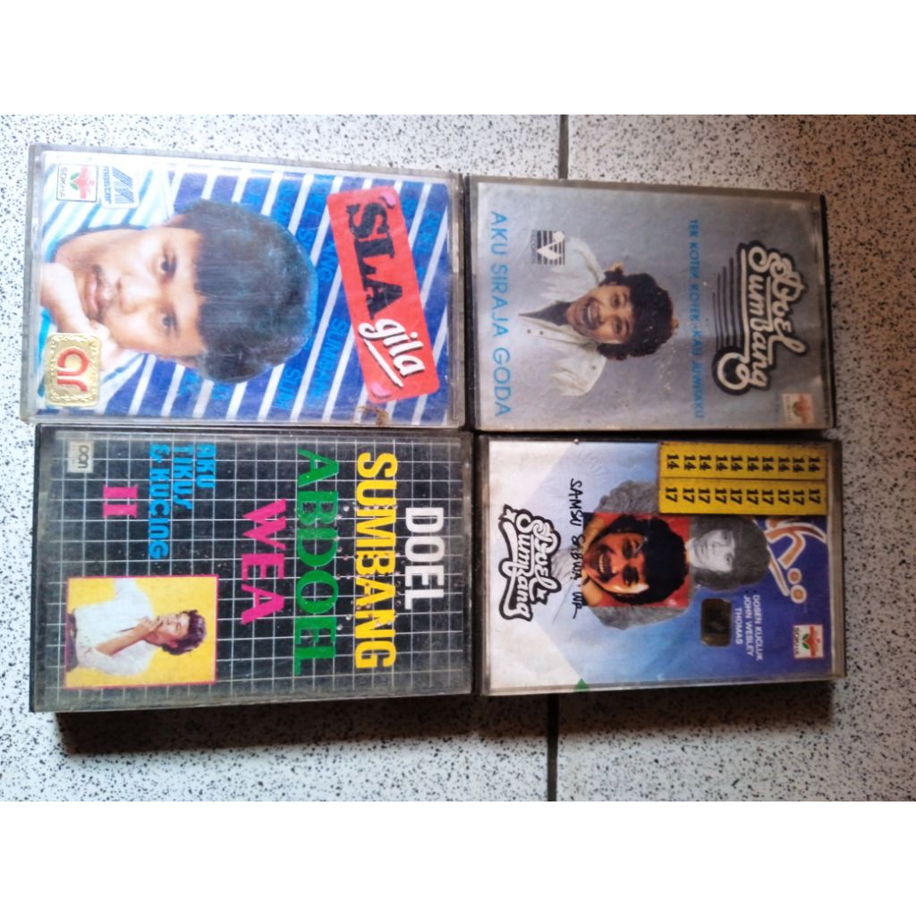 kaset pita Doel Sumbang, harga 4 kaset