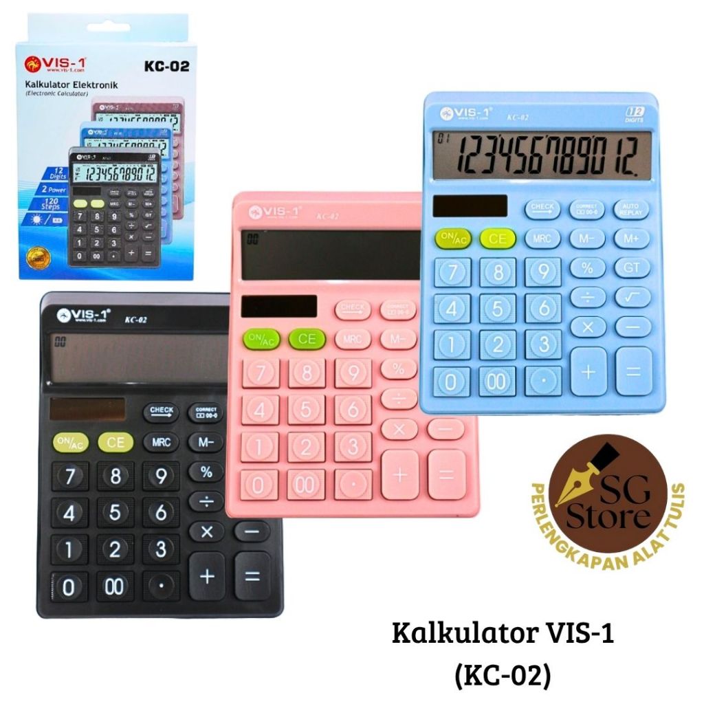 

Kalkulator 12 Digits kode KC-02