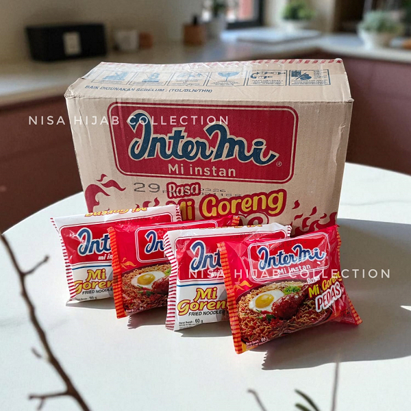 

1 DOS isi 40 intermie Goreng Mie dan intermi Pedas Instan Karton enak dan hemat