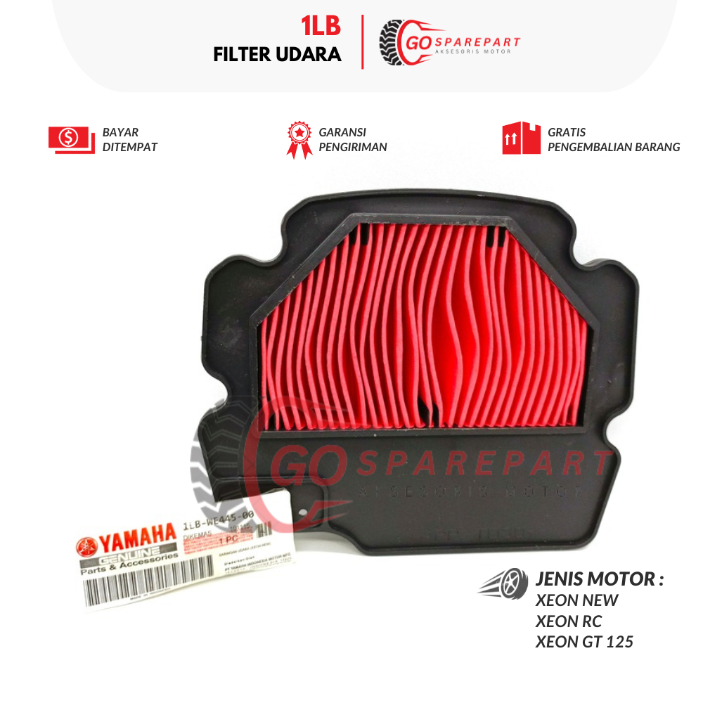 1LB FILTER UDARA MOTOR YAMAHA XEON / SARINGAN UDARA MOTOR XEON RC / AIR FILTER / FILTER SARINGAN UDA