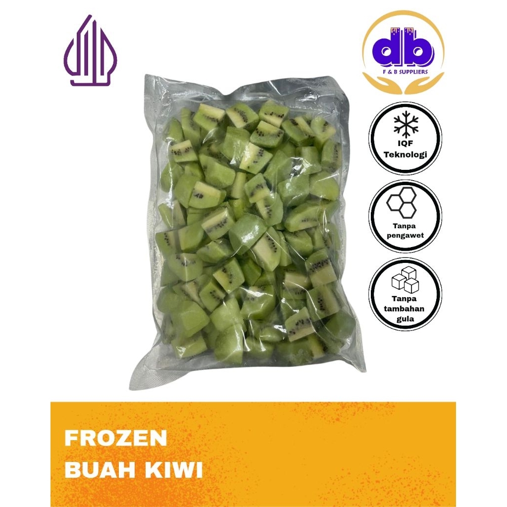 

Buah Kiwi Beku | Frozen Kiwi (IQF) 500gram