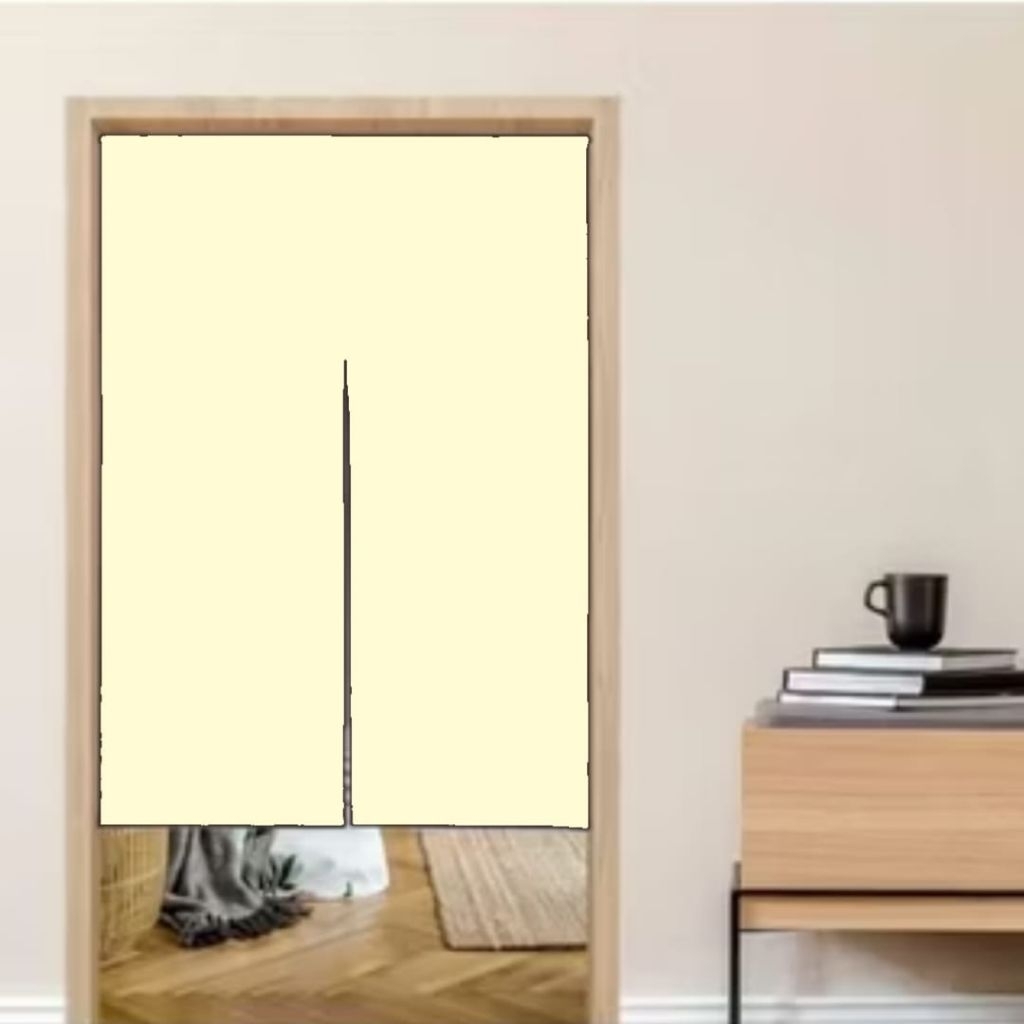 gorden jepang bahan katun polos