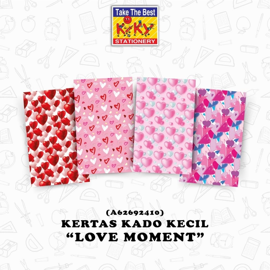 

(10 lembar) Kertas Kado Kiky Batik /Kertas Kado Natal Lebaran IdulFitri Valentine / Hadiah Bungkus Kado Ultah
