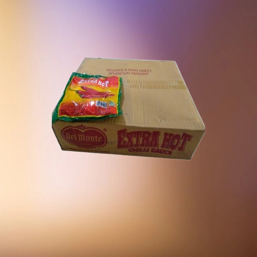 Saus Sambal Delmonte Sachet 1 Karton / dus isi 20 Bks