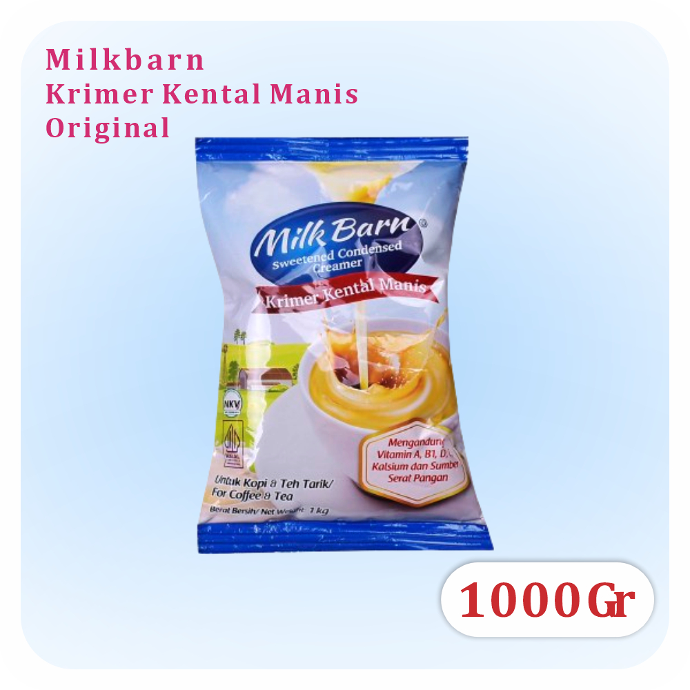 

Susu Krimer Kental Manis Milkbarn 1kg Pouch