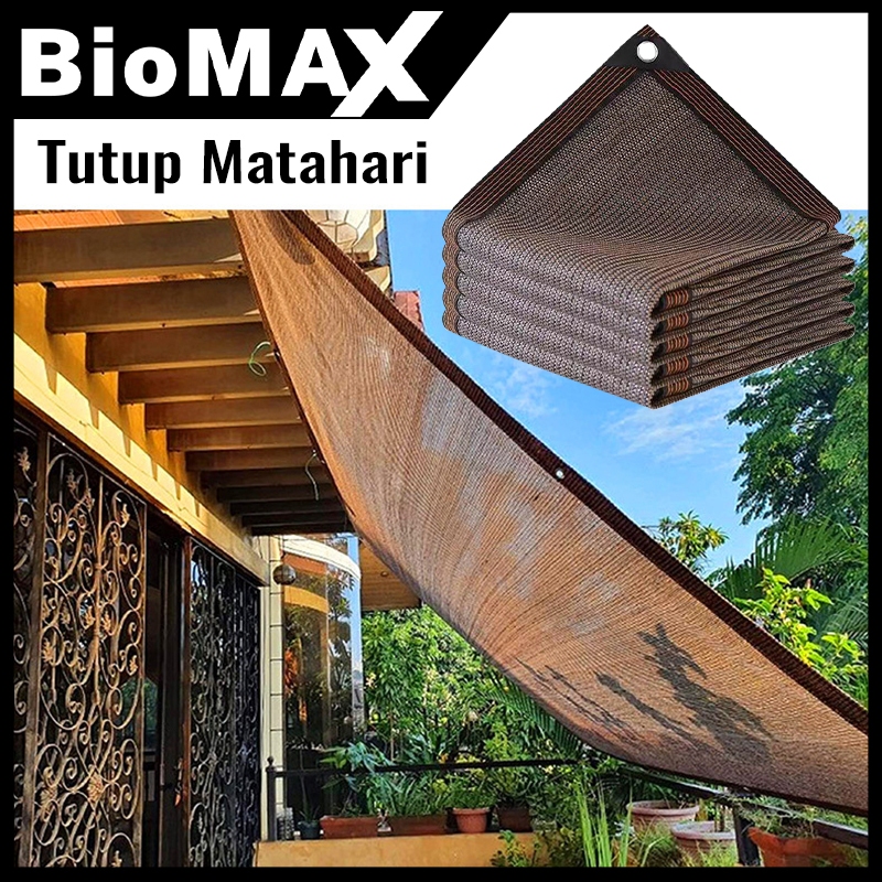 Paranet 95% Anti-UV Jaring Coklat&Hitam/Jaring Paranet/ Paranet Shading Net /Garden Sunshade Net /Ja