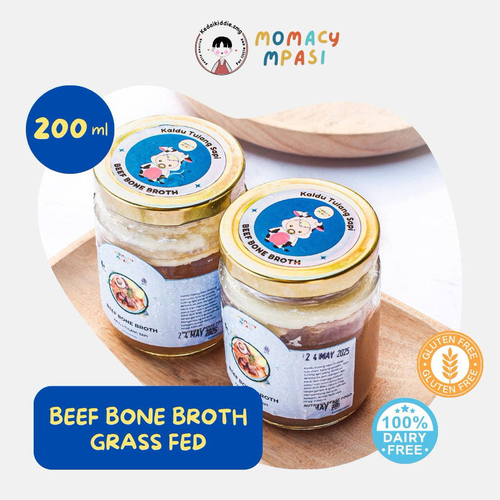 

MOMACYMPASI - Aneka KALDU Beef Bone Broth Grassfed/Kaldu Ikan Gabus (250gr)