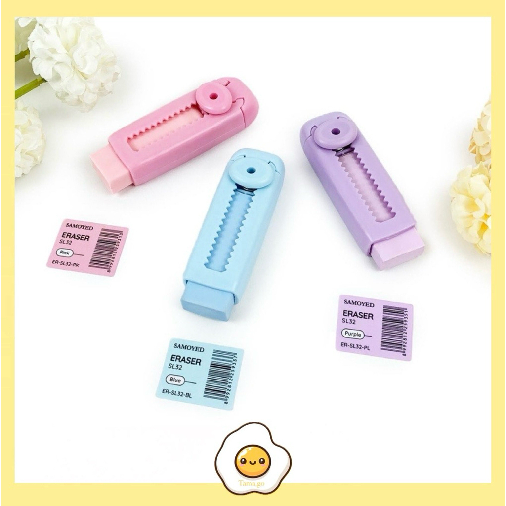 

Penghapus Pensil / Stip Mekanik / Retractable / Sliding Eraser Pastel Cute