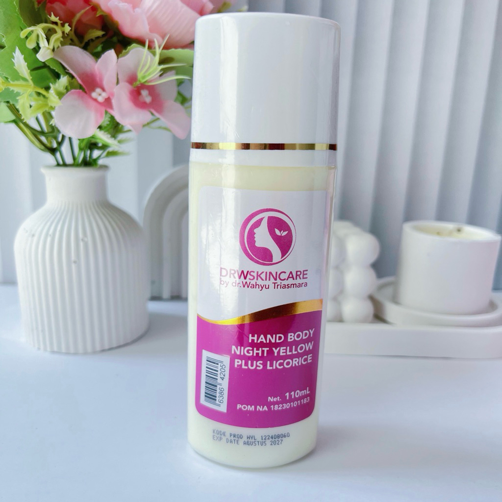 DRW Skincare Hand Body Lotion Premium Yellow Licorice | Hb Dosting Pemutih Badan Original
