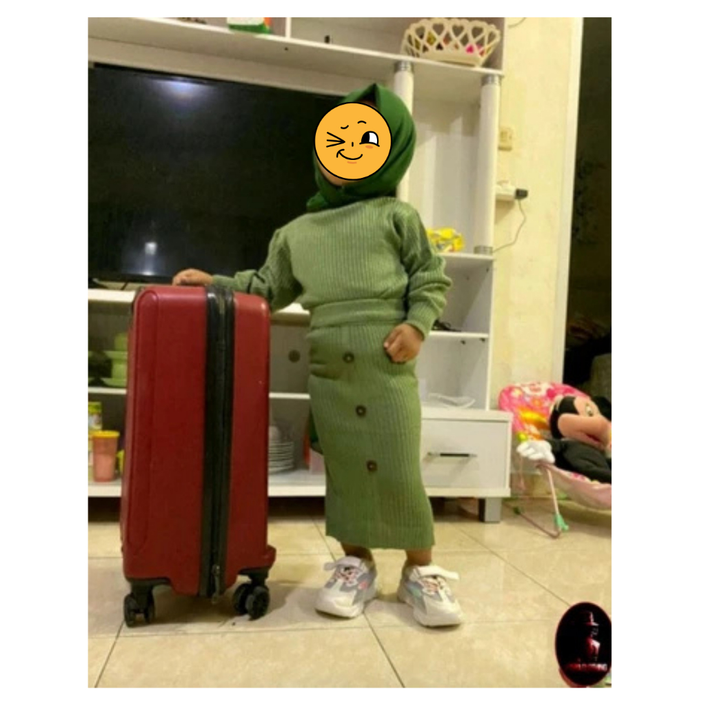 SETELAN ROK SPAN RAJUT ANAK / SETELAN RAJUT ANAK PEREMPUAN