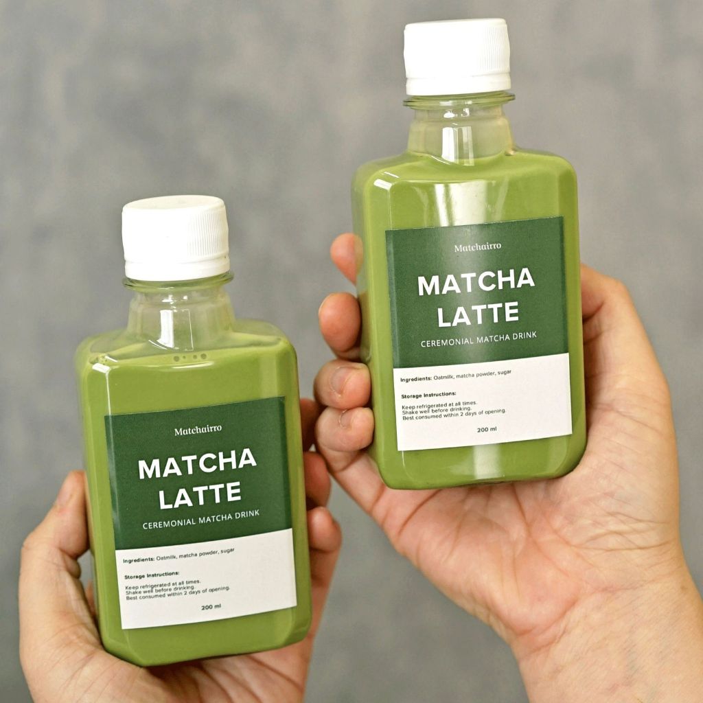 

Ceremonial Matcha Latte Drink in a Bottle 200ML