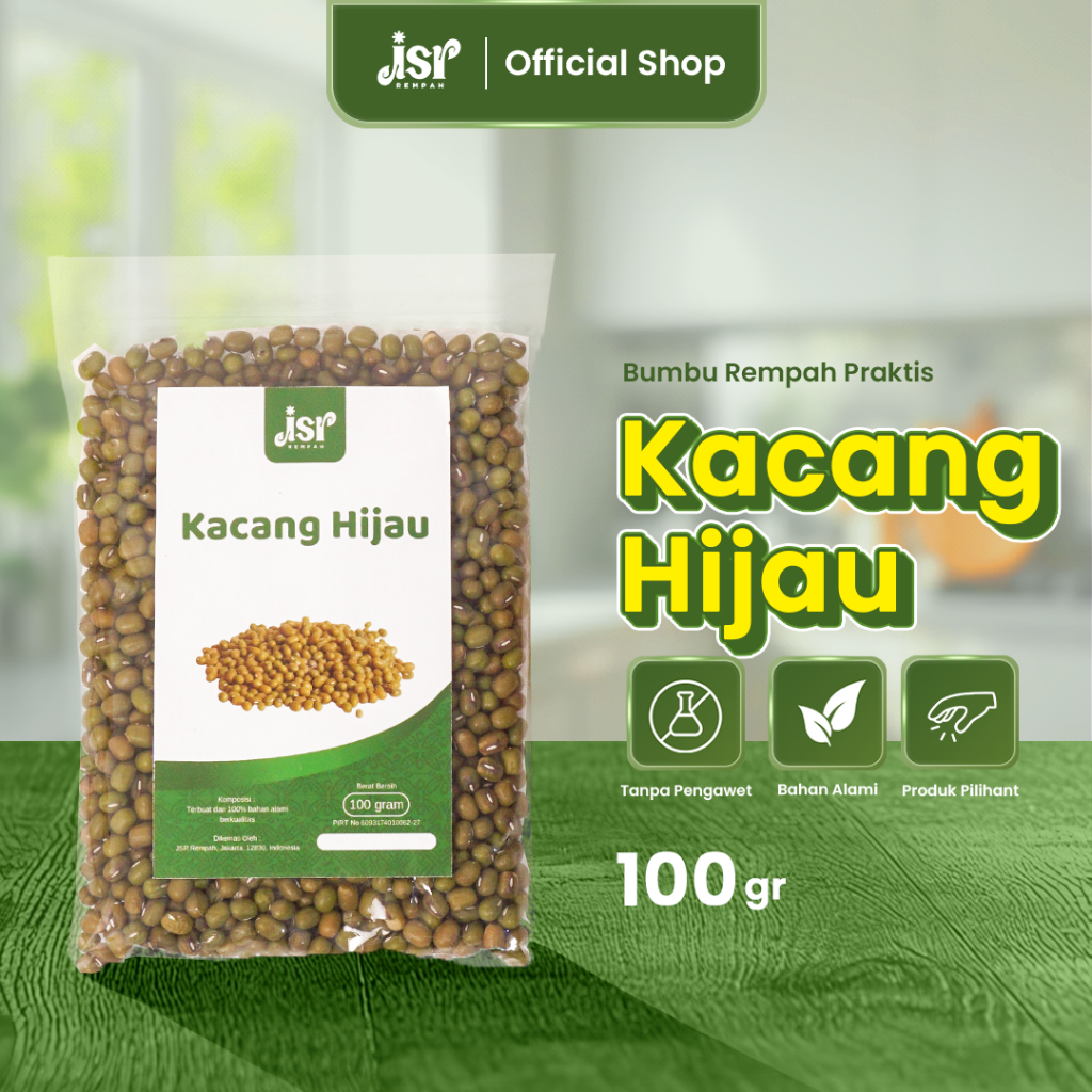 

Jsr Rempah Kacang Hijau 100 Gram