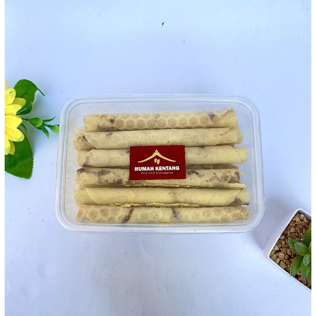

Murah egg roll semprong semprong wijen semprong roll semprong lipat Kue Kering Semprong Wijen