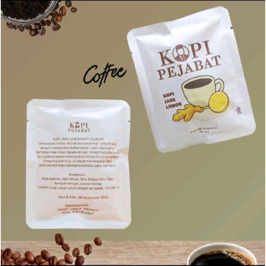 

Kopi Pejabat Jahe Lemon