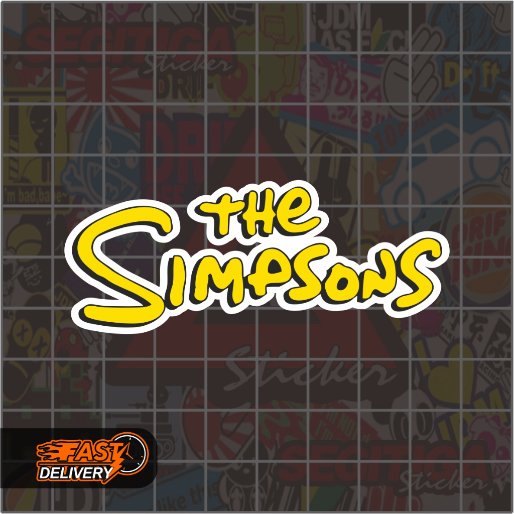 

Sticker The Simpsons Ukuran 7.5 x 3 Cm