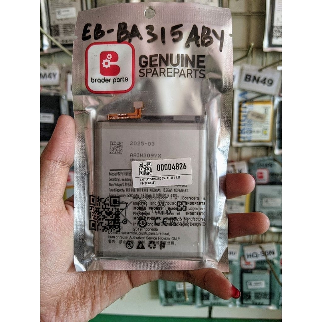 BATERAI SAMSUNG SM-N950F / NOTE 8 / EB-BN950ABE BRADERPARTS.