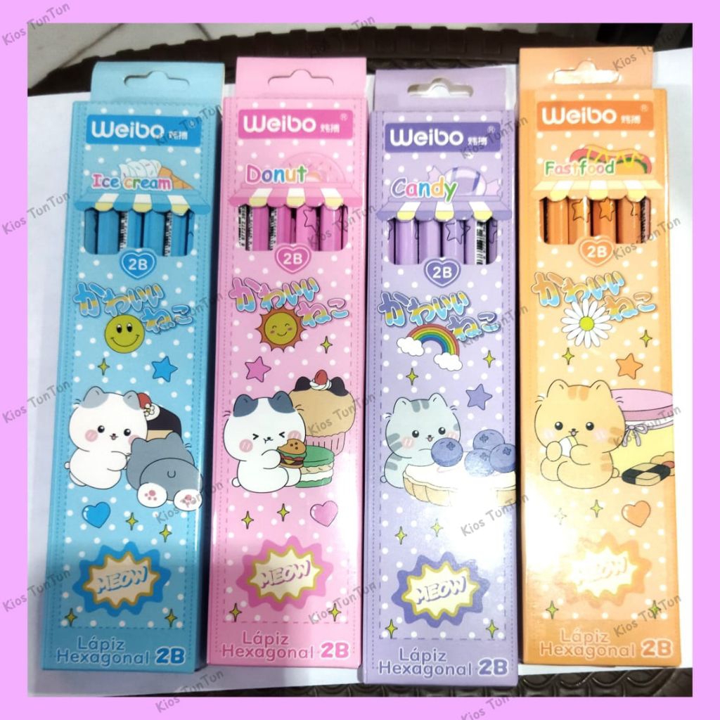 

Pensil 2B Weibo 1 box ( 1 box isi 12 pcs )