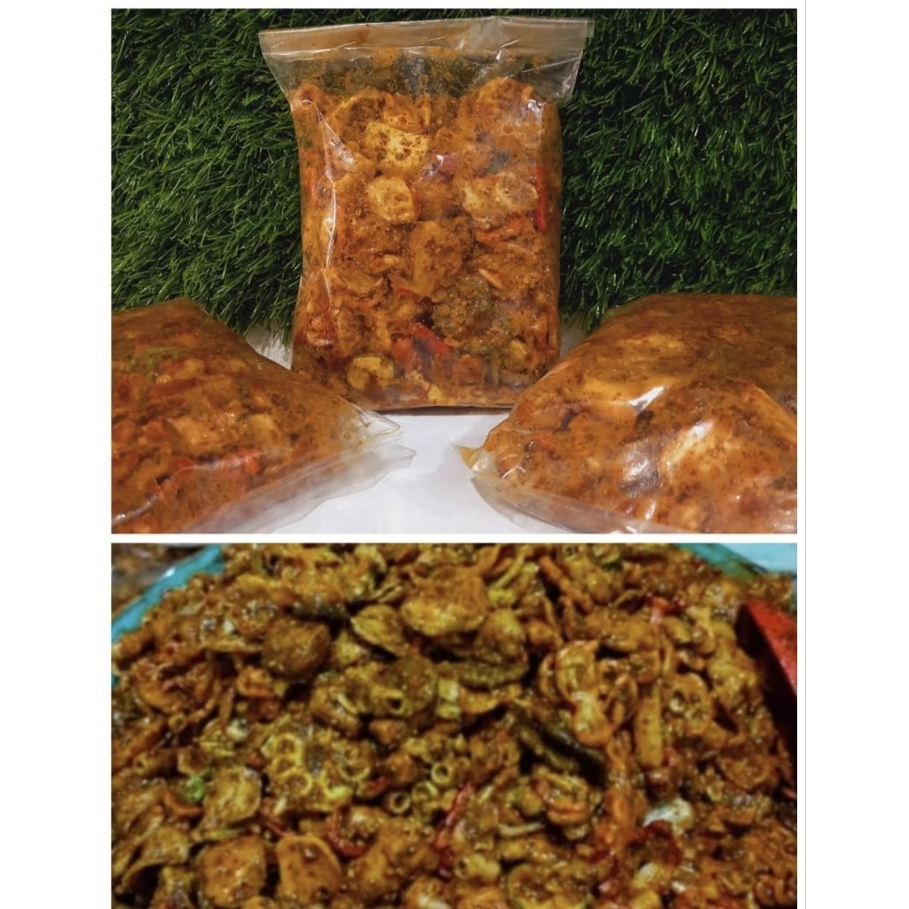 

Kerupuk Seblak Pedas bumbu kacang 250gr