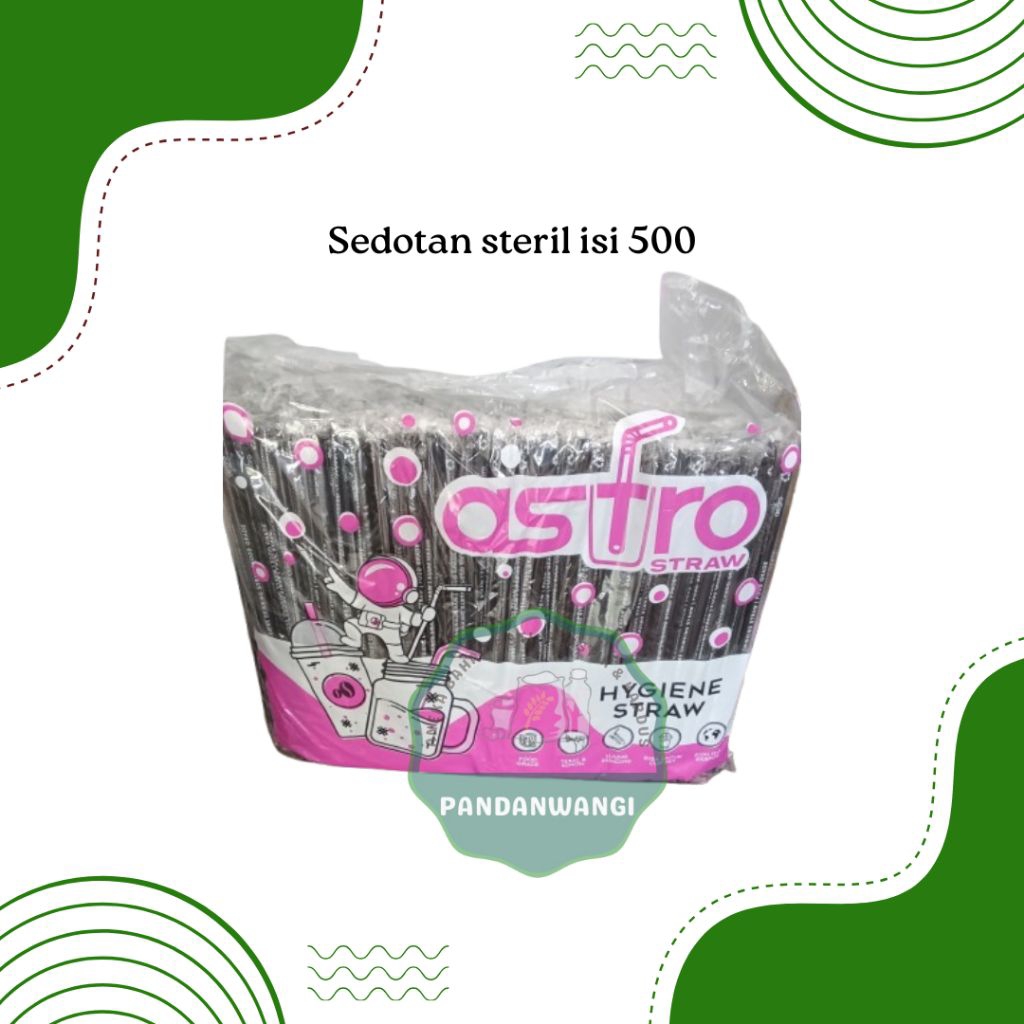 sedotan steril isi 500 pcs