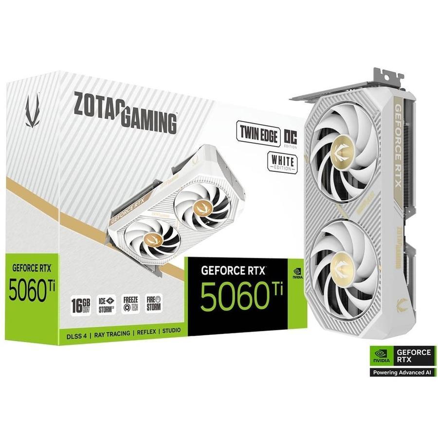 ZOTAC GAMING GEFORCE RTX 5060 TI 16GB TWIN EDGE OC WHITE