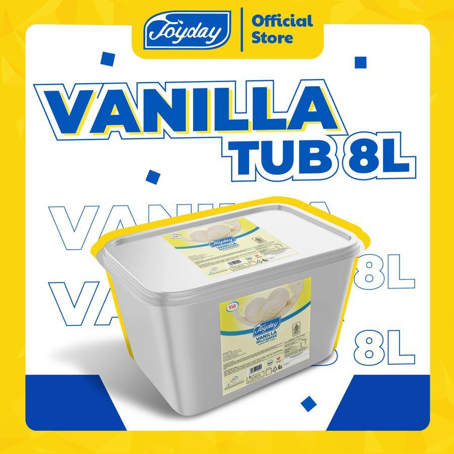 

Joyday Ice Cream Neapolitan Bucket 8L - Es Krim Ember VANILLA VANILA