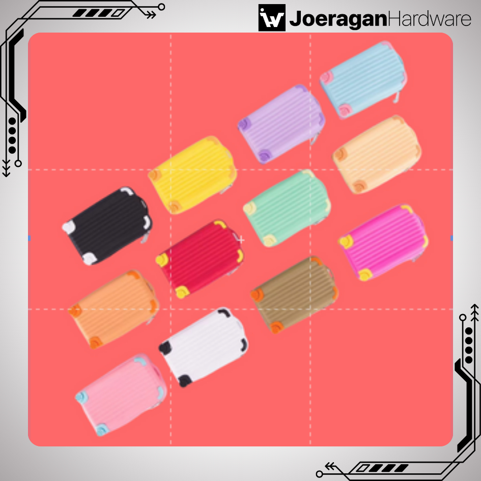 Dompet Koin Bahan Rubber Silikon Karakter Lucu Resleting Uang Receh Karet Silicon Boneka Koper