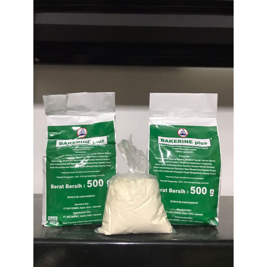 

Pelembut Roti - Bread Improver Bakerine Plus REP 100gr