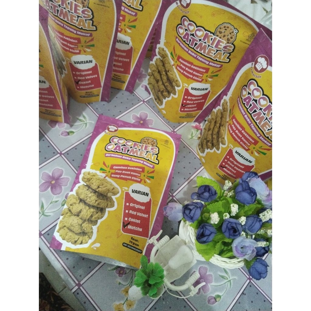 

Cookies oatmeal varian coklat