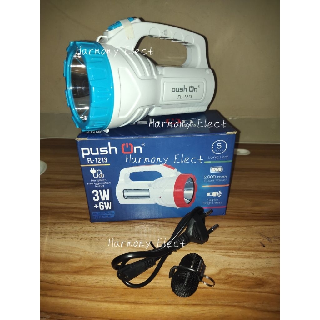 Senter dan lampu emergency LED PUSH ON FL-1213