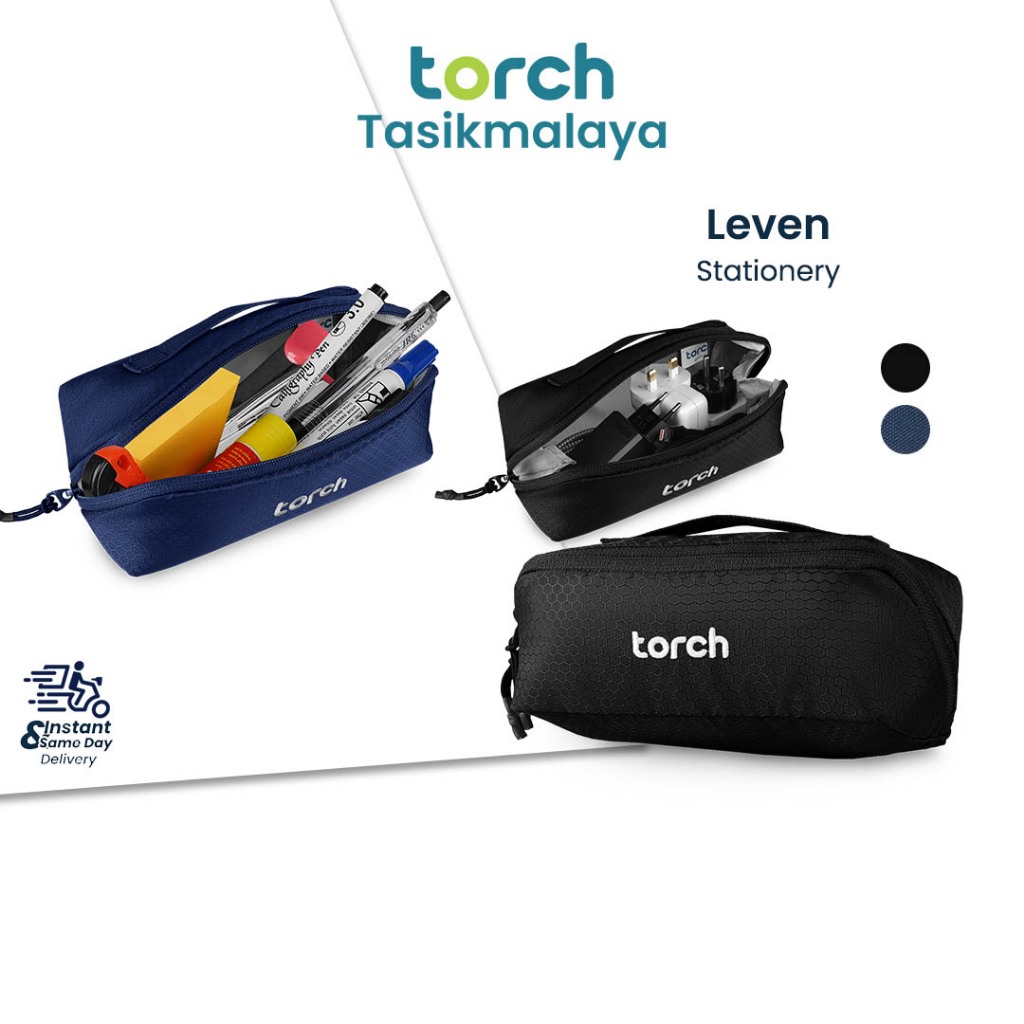 

TORCH Leven Pouch Travel Make Up Alat Tulis Tempat Pensil Anti Noda