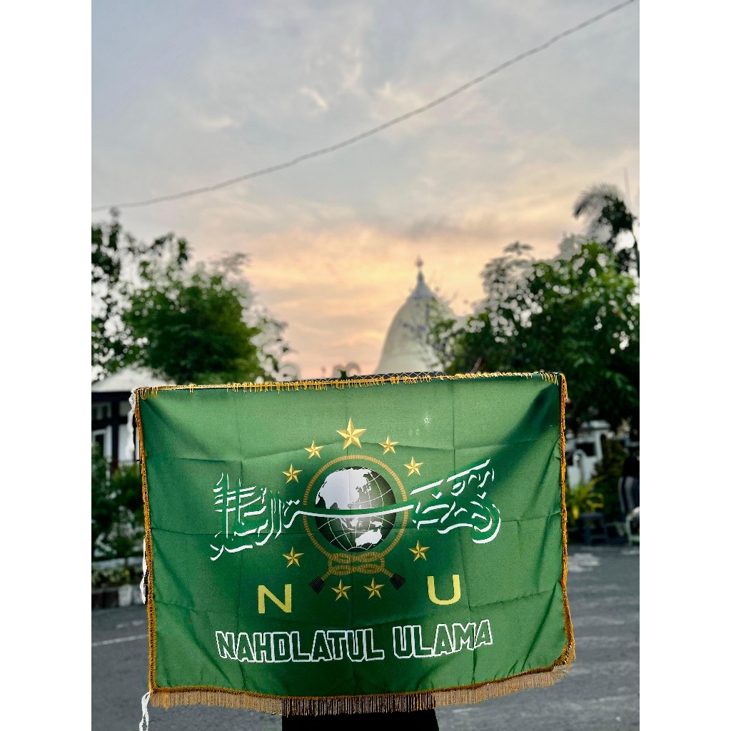 Bendera NU Hijau Bendera NU Rumbai Bendera NU Nahdlatul Ulama Hijau