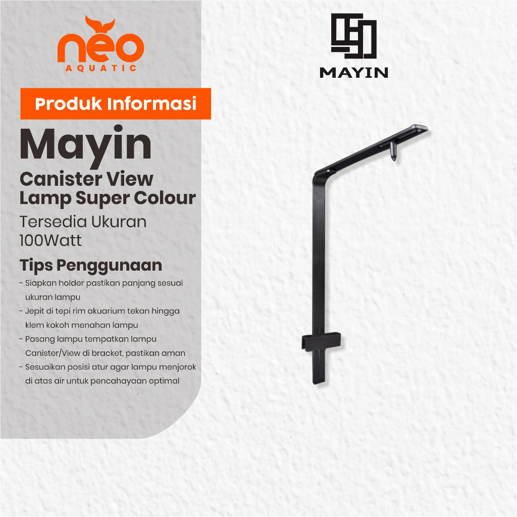 MAYIN LAMP HOLDER CANISTER Penyanggah Lampu Canister Aquarium Aquascape