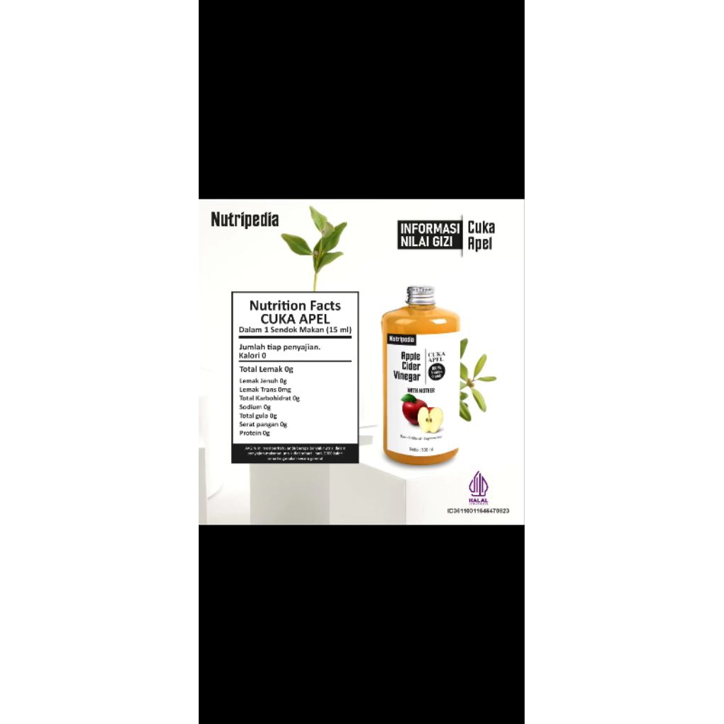 

nutrition facts CUKA APEL