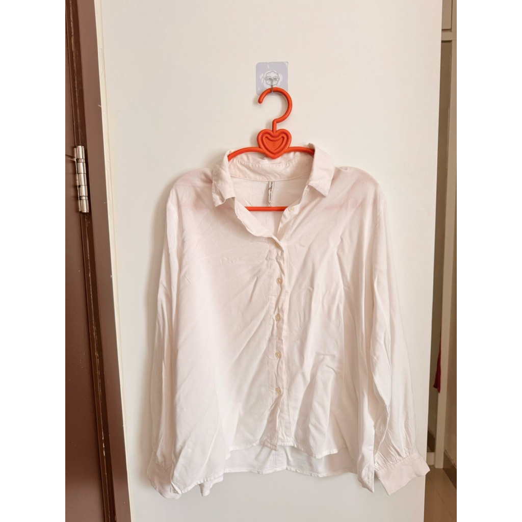 preloved Kemeja putih colorbox lengan panjang uniqlo kemeja kantoran excecutive