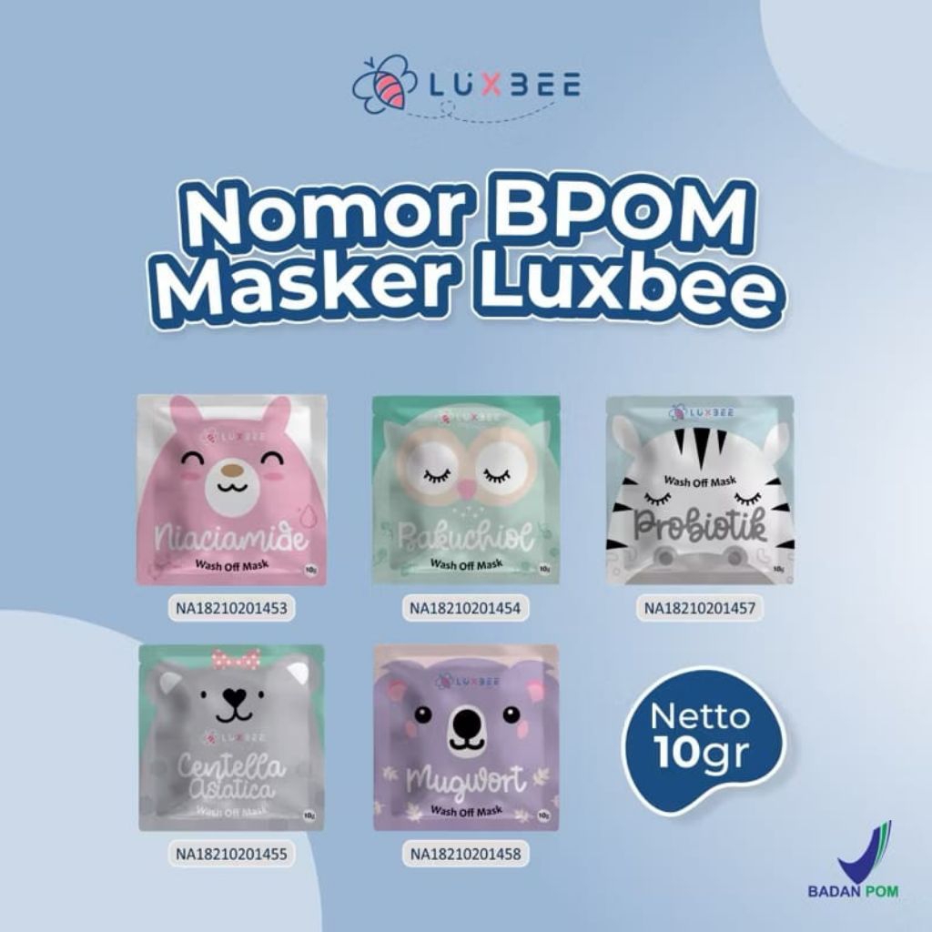 masker luxbee/masker wajah