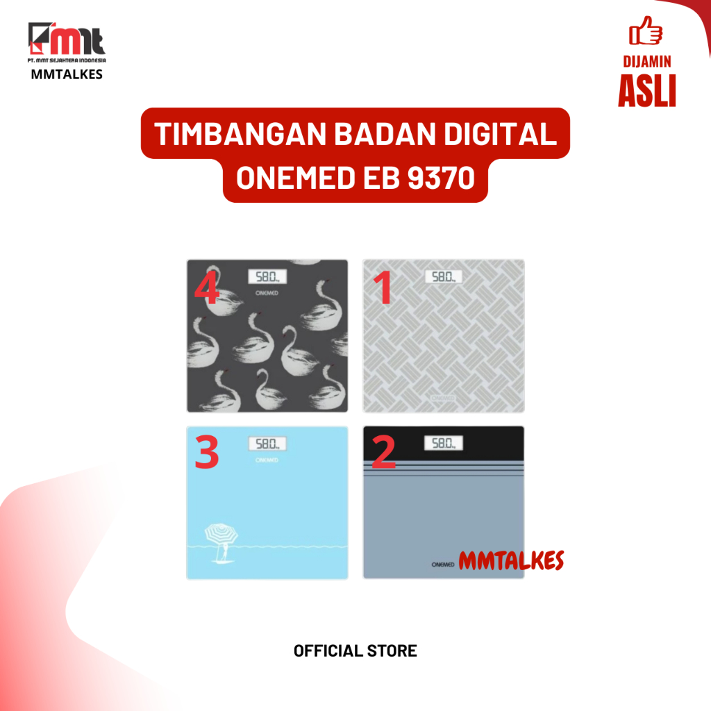 ONEMED - Timbangan Badan Digital EB 9370 // Timbangan Digital Onemed