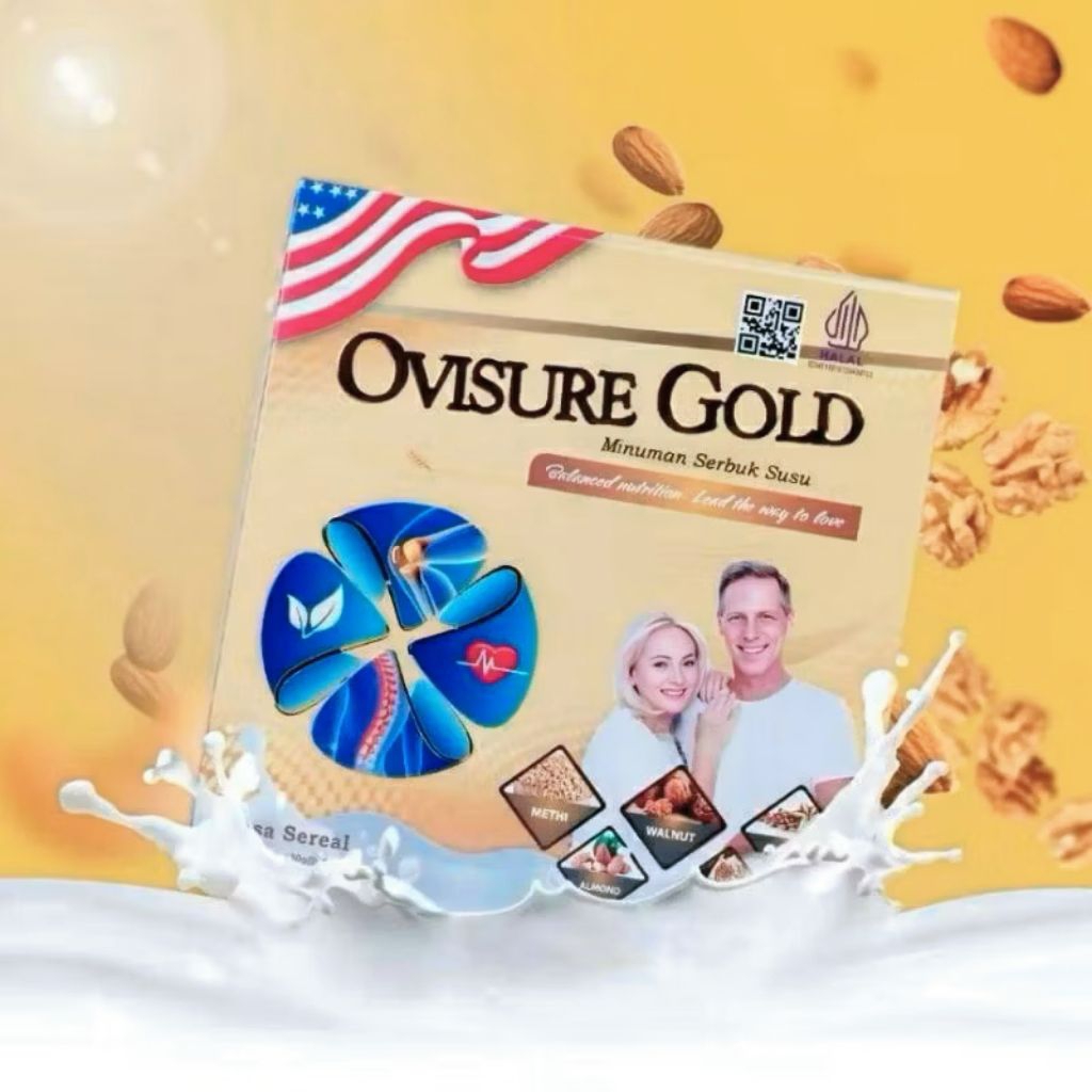 

ovisure-gold susu obat vitamin tulang dan sendi syarafkejepit keram original