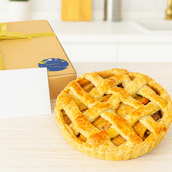 

Healthy Classic Apple Pie - Kue Pie Apel Sehat - Much More Apples, No Sugar Added (Diameter 20cm)