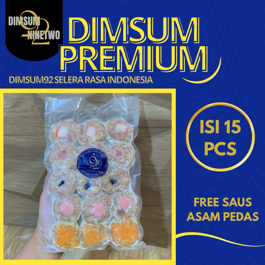 

Dimsum Ayam Premium Isi 15pcs FREE Saus Asam Pedas Di Kab Bogor Halal (PENGIRIMAN KHUSUS PULAU JAWA)